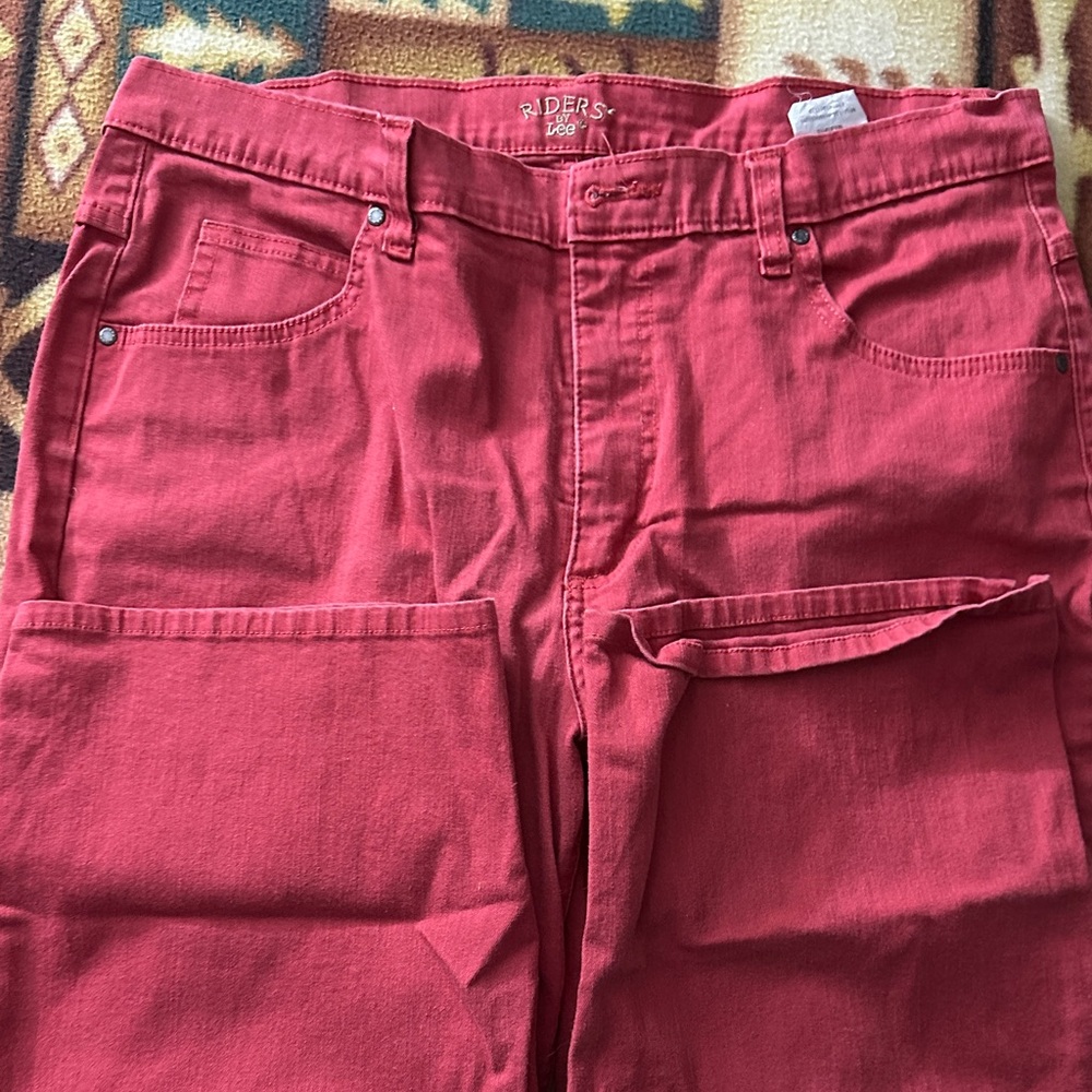 Riders by Lee Red Ankle & Cropped Jeans